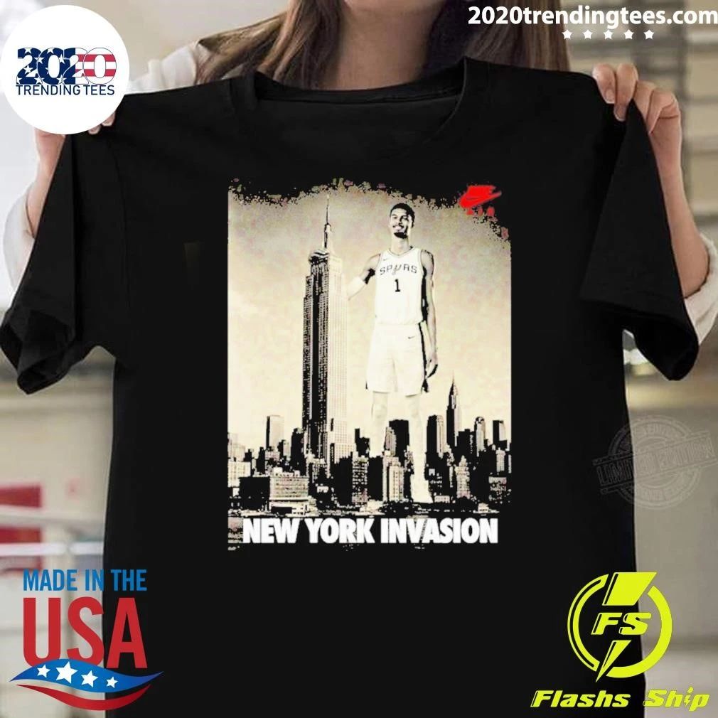 San Antonio Spurs Nike Air New York Invasion Basketball Shirt