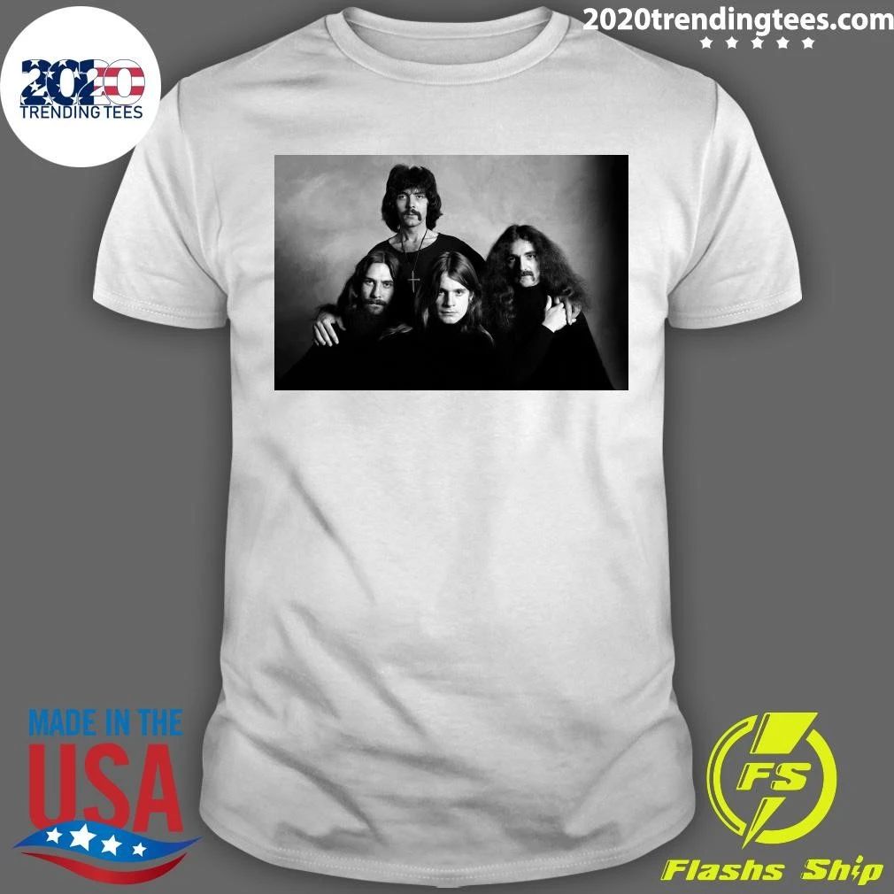 Bill Ward, Tony Iommi, Ozzy Osbourne and Geezer Black Sabbath Guitar Vintage Shirt