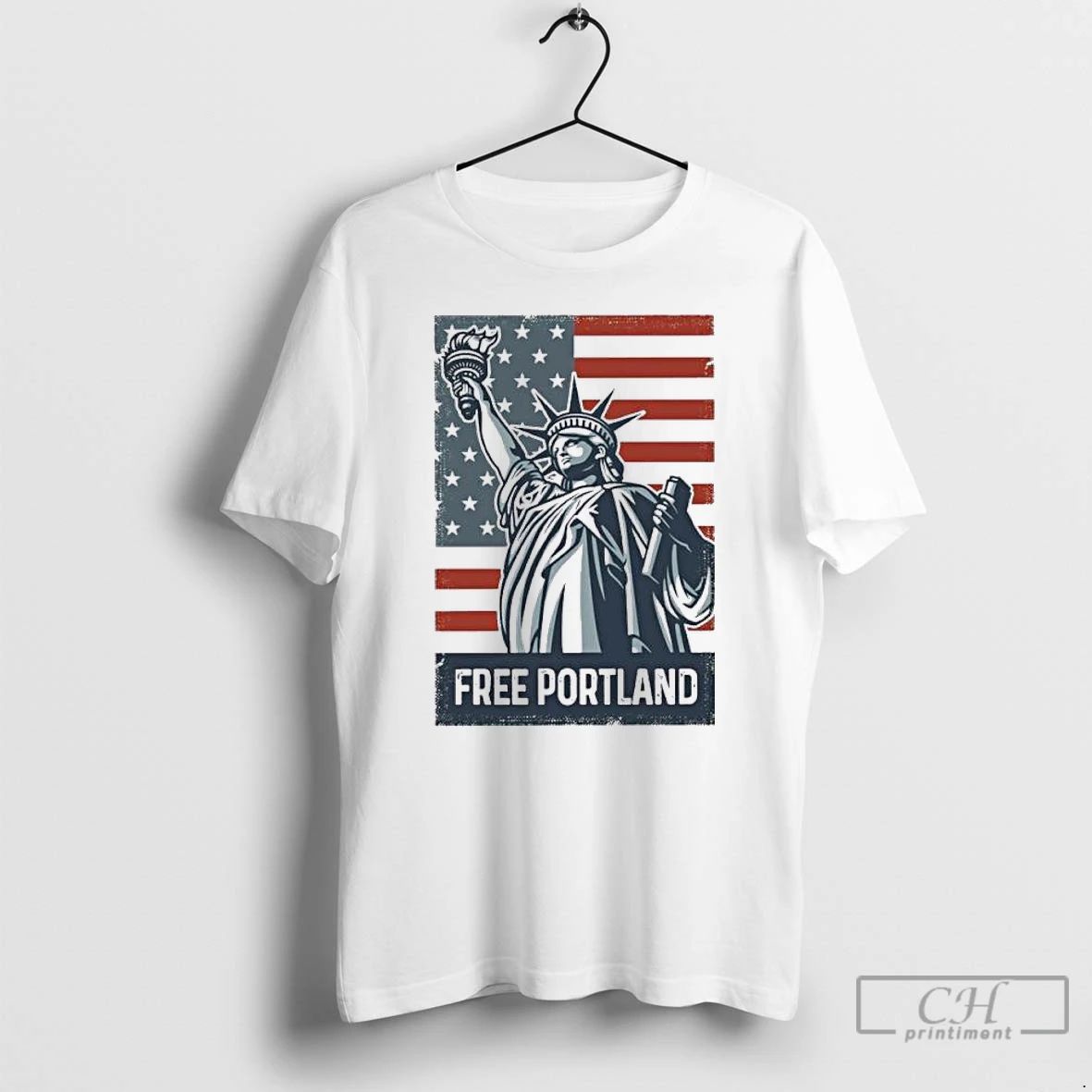 Classic Free Portland Live Free Anti Trump T Shirts