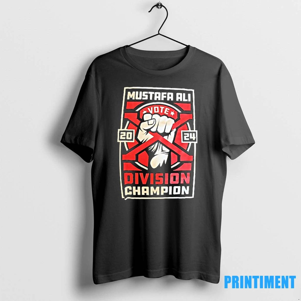Mustafa Ali Vote 2024 Division Champion Tshirts Sweater