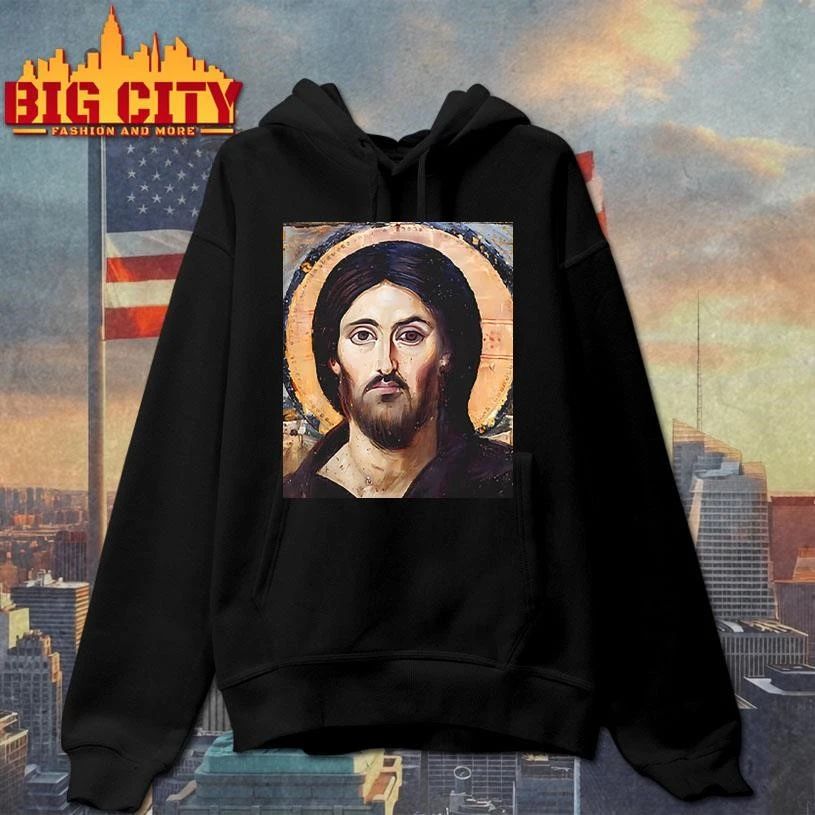 Jesus Christ Pantocrator Icon St. Catherine’s Monastery Vintage Art Shirt