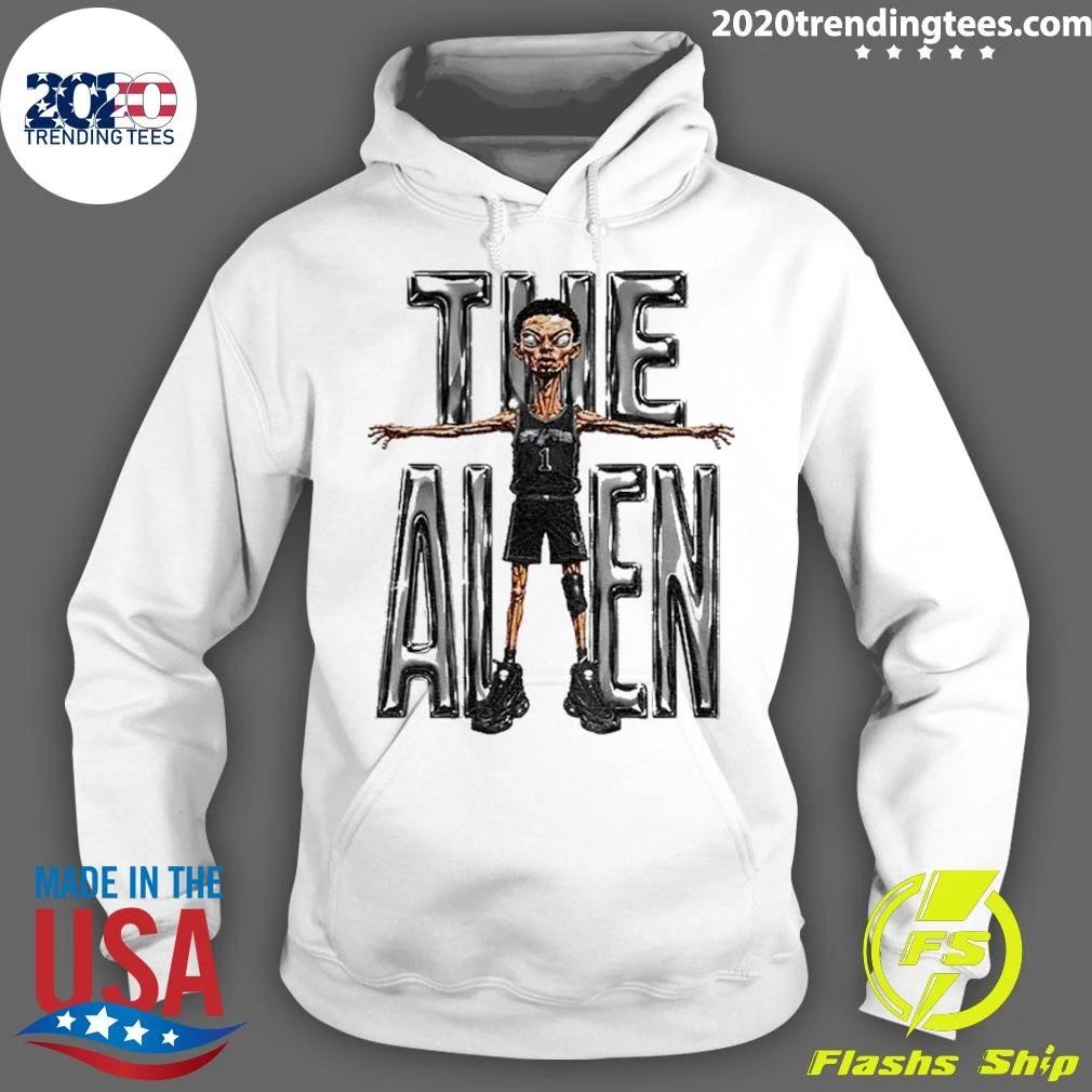Alien Victor Wembanyama San Antonio Spurs Basketball Wilson Vintage Shirt