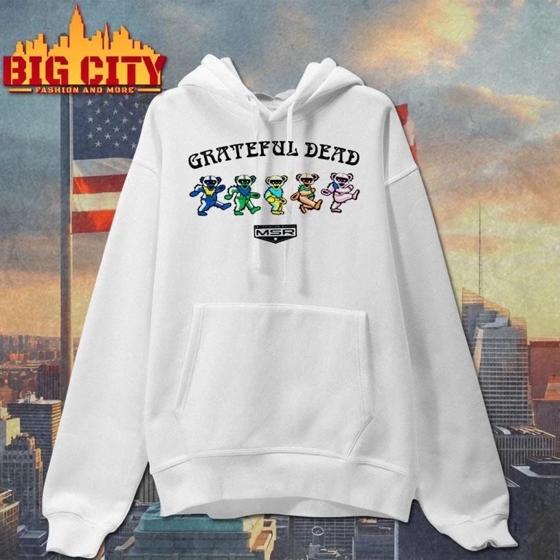 MSR x Grateful Dead Merch Dead Racing Bears Shirt