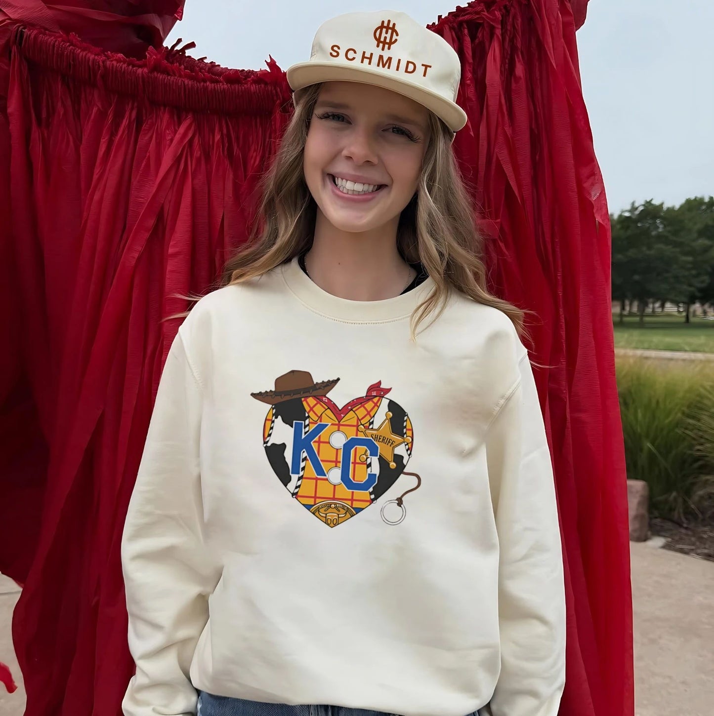 Kansas City Chiefs woody Heart NFL toy story shirt