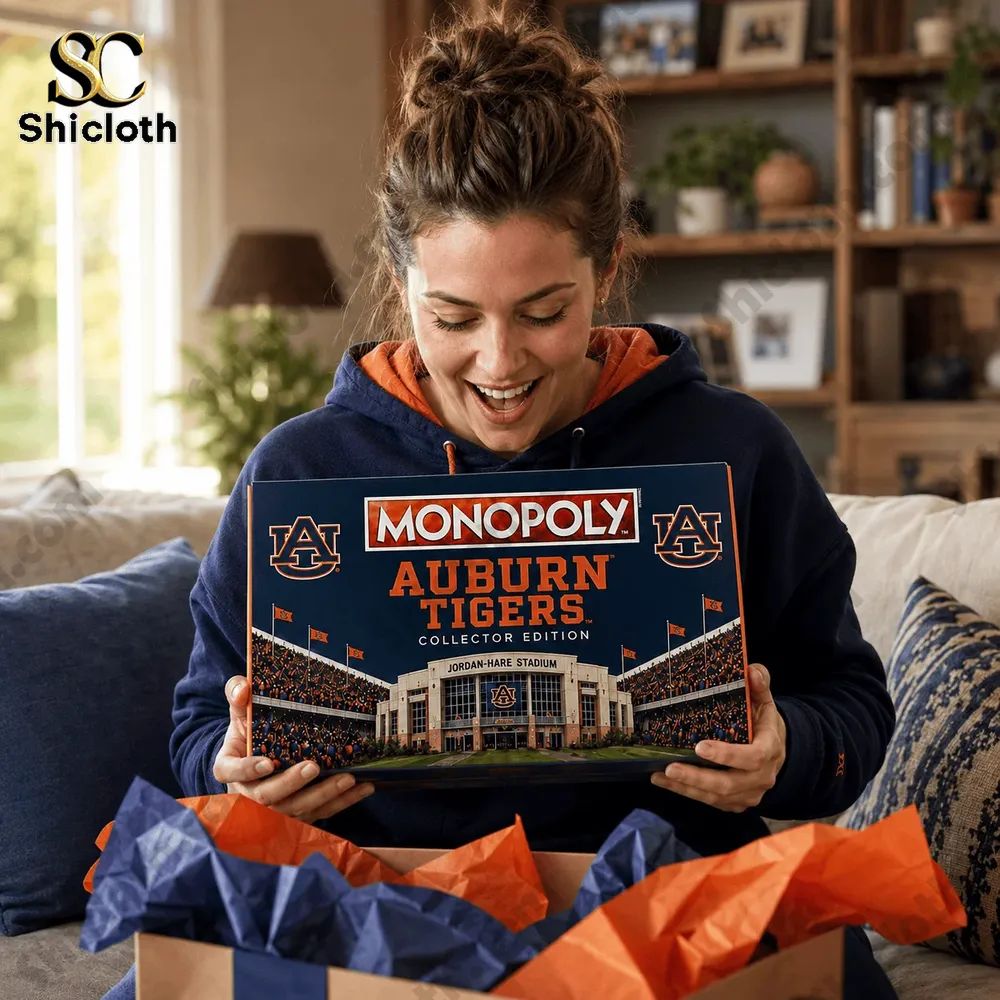 Auburn Tigers Collector Edition Monopoly Board Game