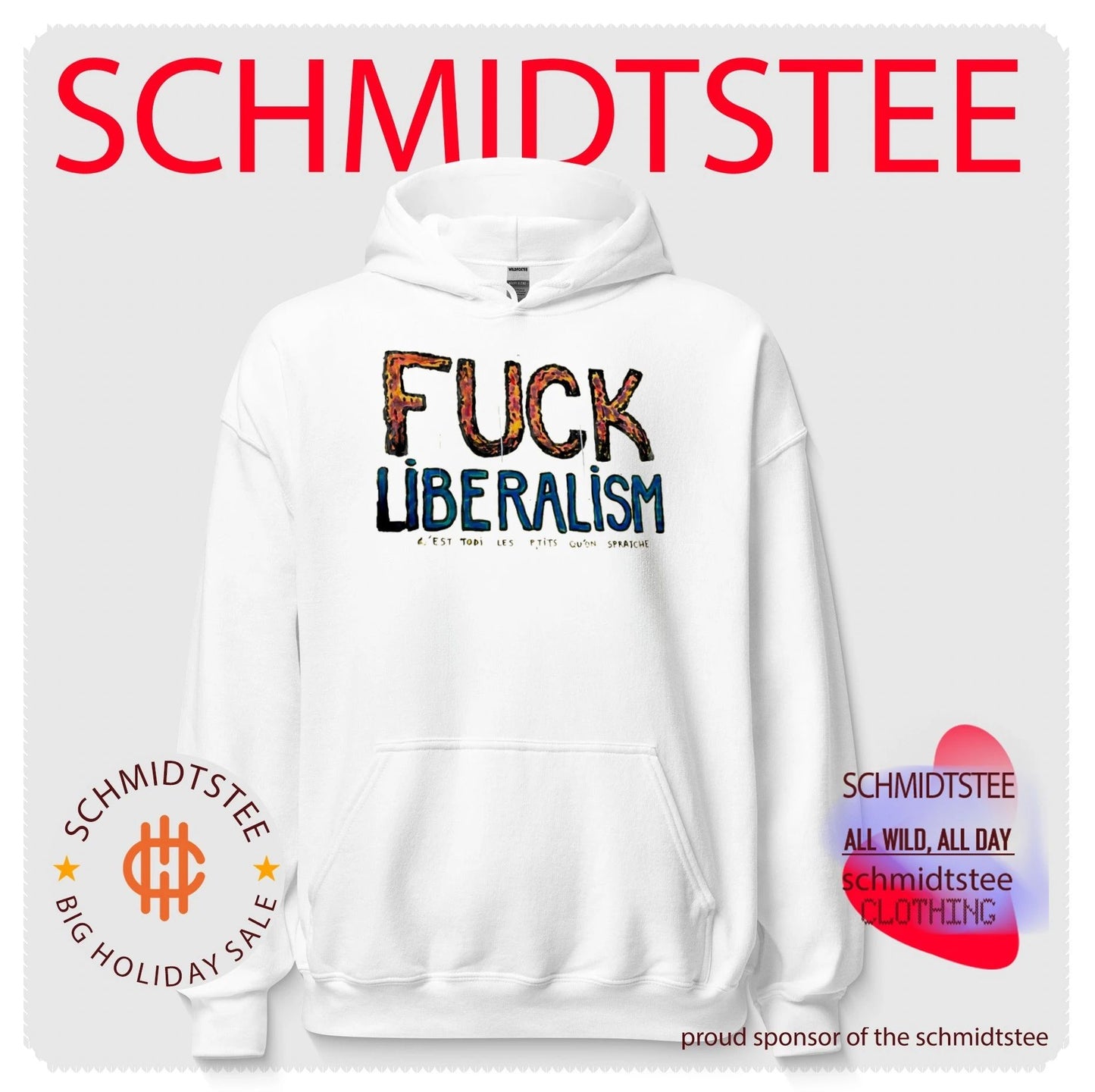 Fuck Liberalism C’est Todi Les P’tits Qu’on Spratche shirt