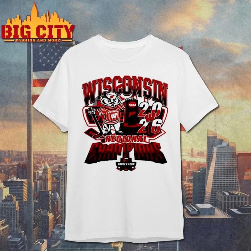 Wisconsin Badgers Regional Champions 2026 mascot Shirt