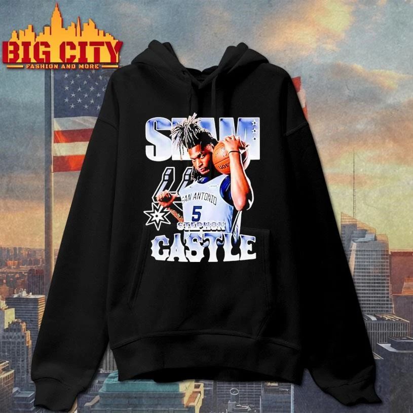 Stephon Castle San Antonio Spurs NBA SLAM graphic Shirt