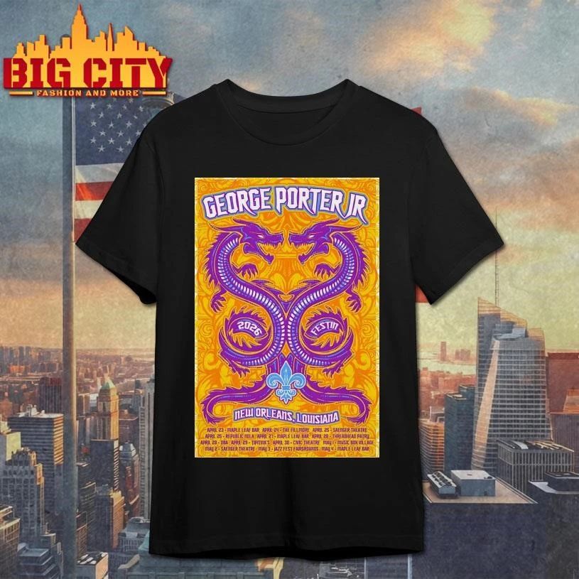 George Porter JR. Jazz Fest 2026 Poster Shirt