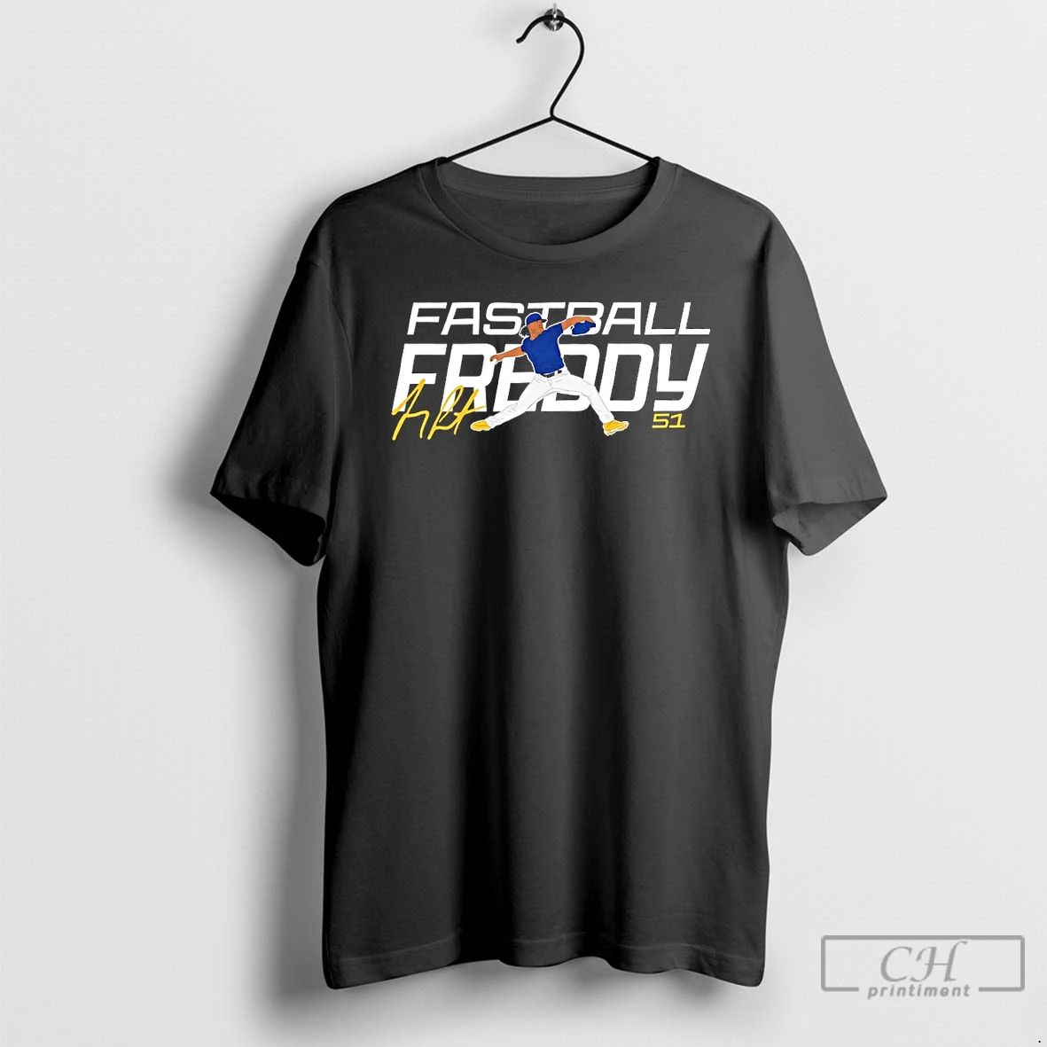 Classic Fastball Freddy 51 Milwaukee Brewers Signature T Shirts