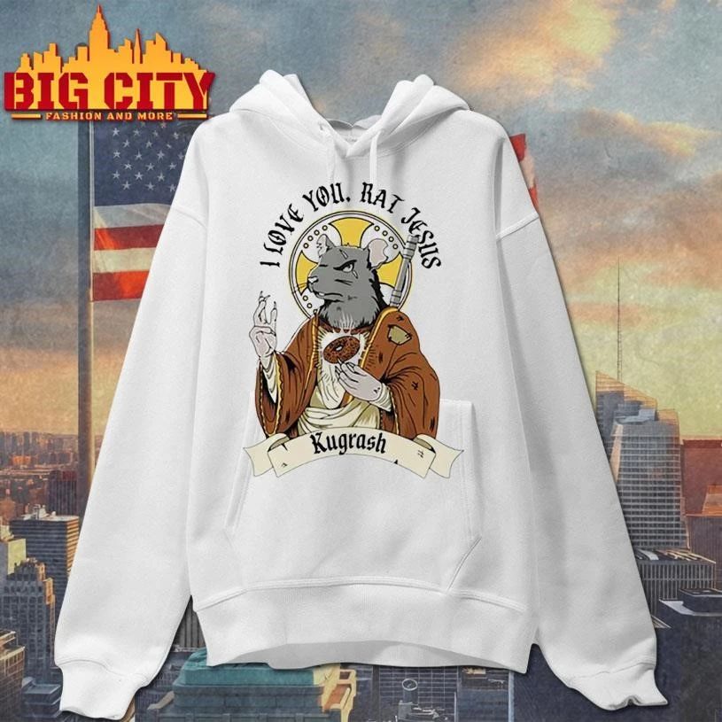Dropout Rat Jesus Funny Graphic Shirt