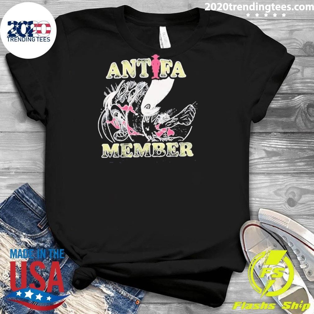 Antifa Member Graphic Vintage Shirt