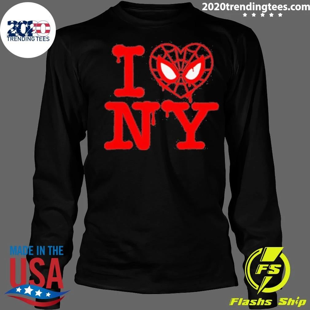 Spider-man I Miles Ny Heart Shaped Shirt