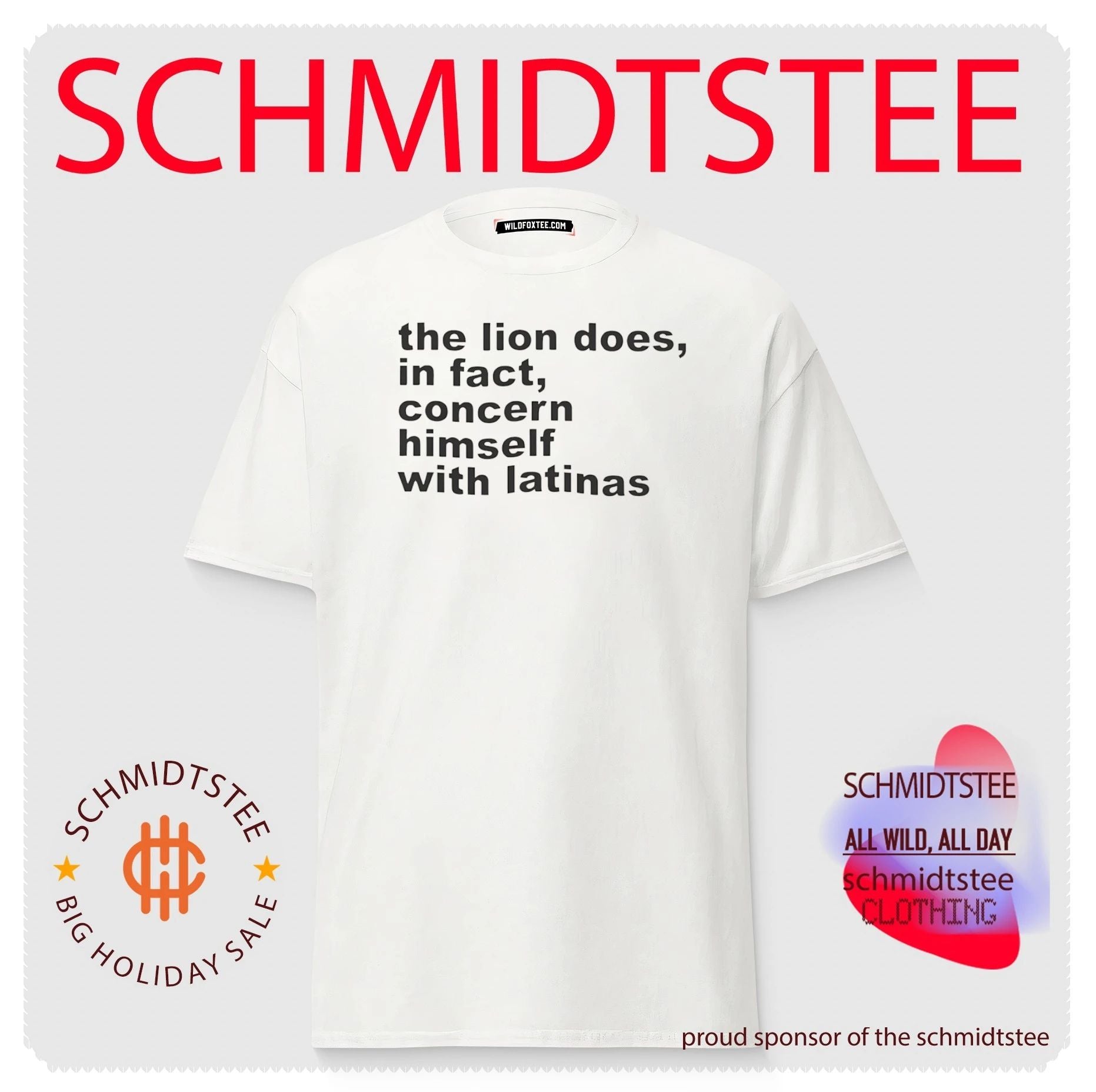 The Lion Does in Fact Concern Himself with Latinas shirt