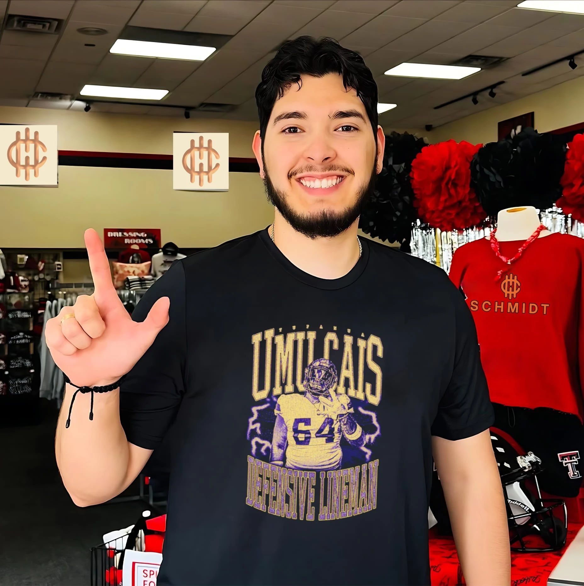 Tufanua Umu Cais Defensive Lineman football shirt