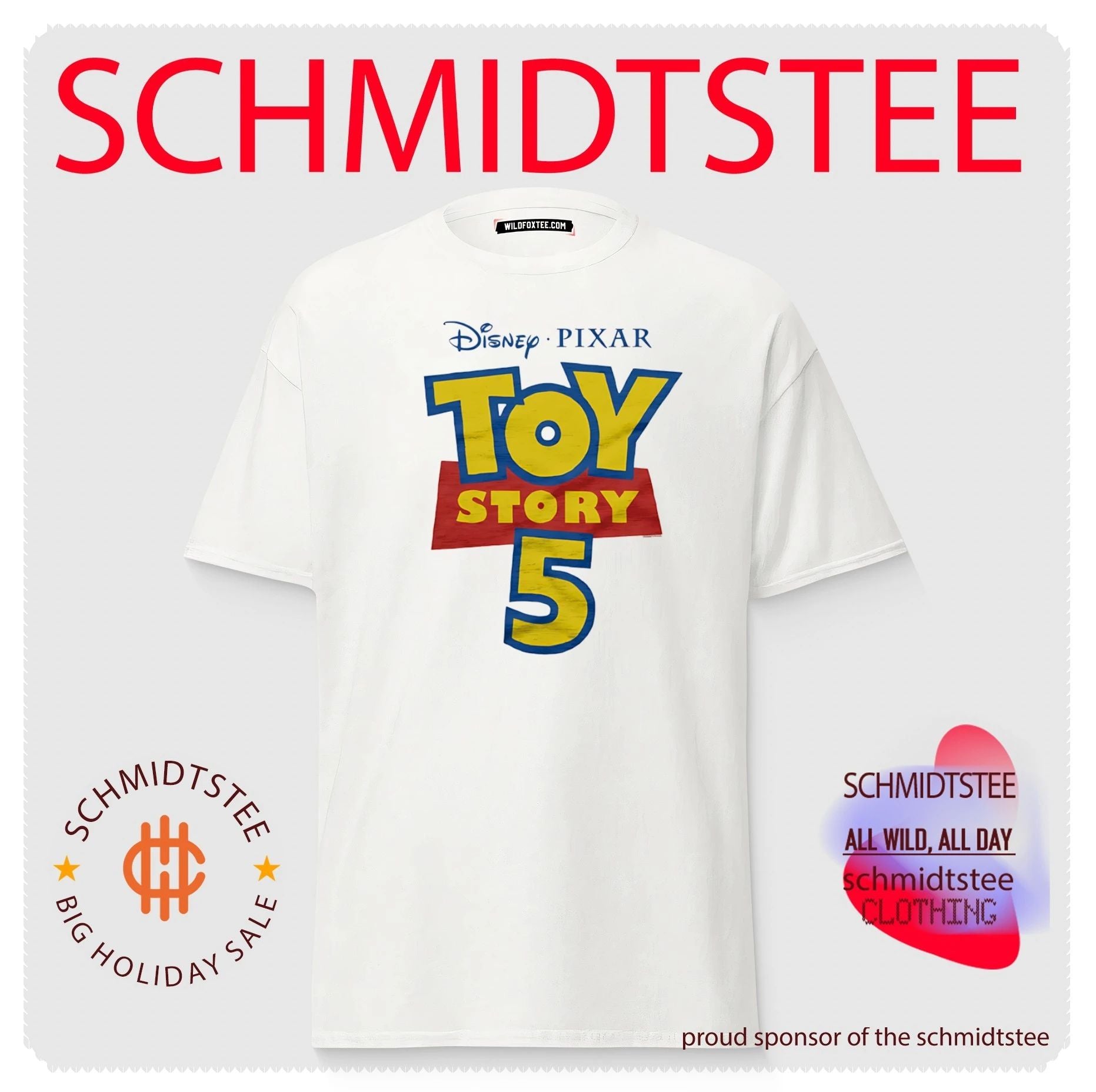 Disney Pixar Toy Story 5 Logo Animated Movie shirt