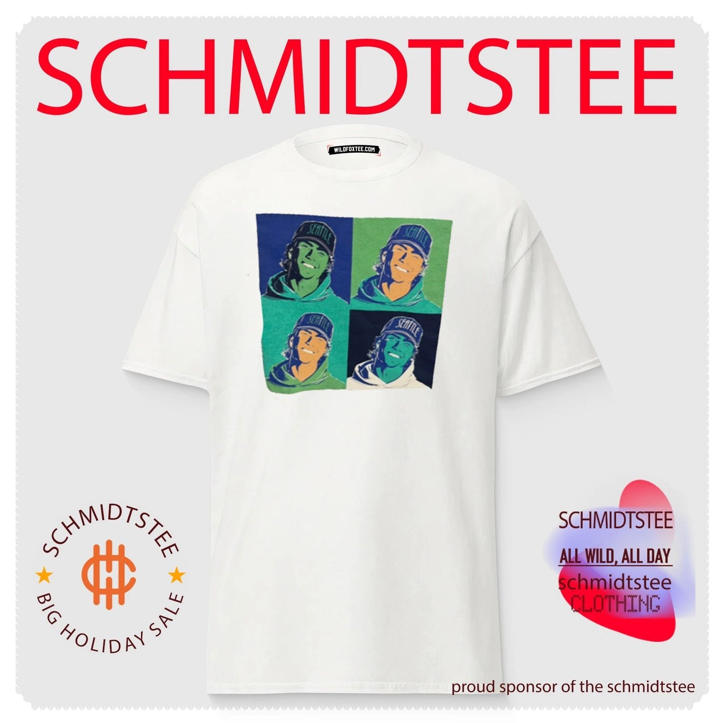 Cal Raleigh Seattle Mariners Pop Art MLB shirt