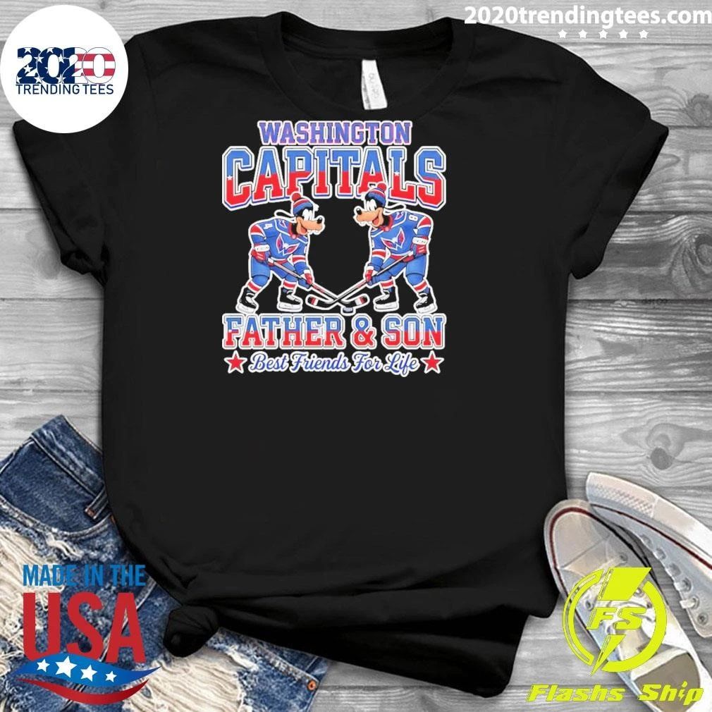 Disney Goofy Washington Capitals Father And Son Best Friends For Life Shirt
