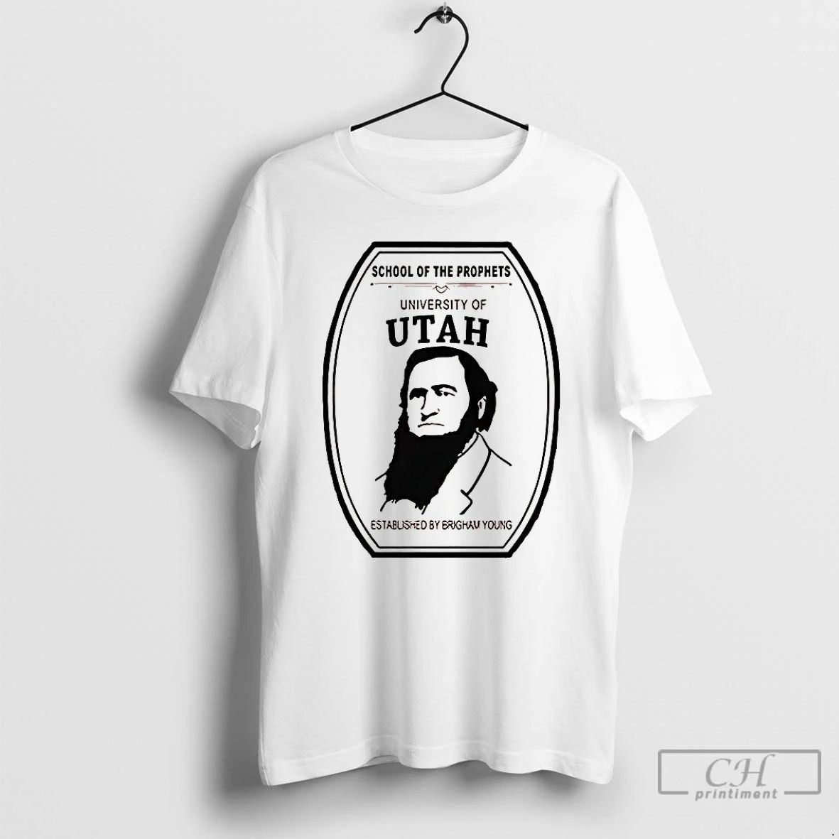 Classic School Of The Prophets University Of Utah Established By Brigham Young T Shirts