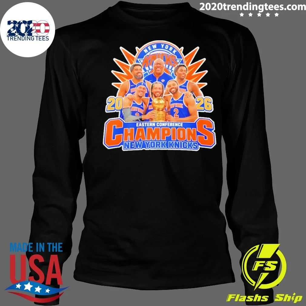 New York Knicks 2026 Nba Eastern Conference Champions Basketball Shirt