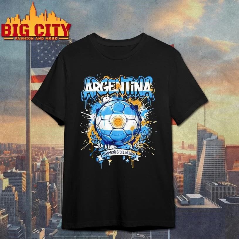 Argentina Football Soccer Player Flag Graffiti Father’s Day Shirt