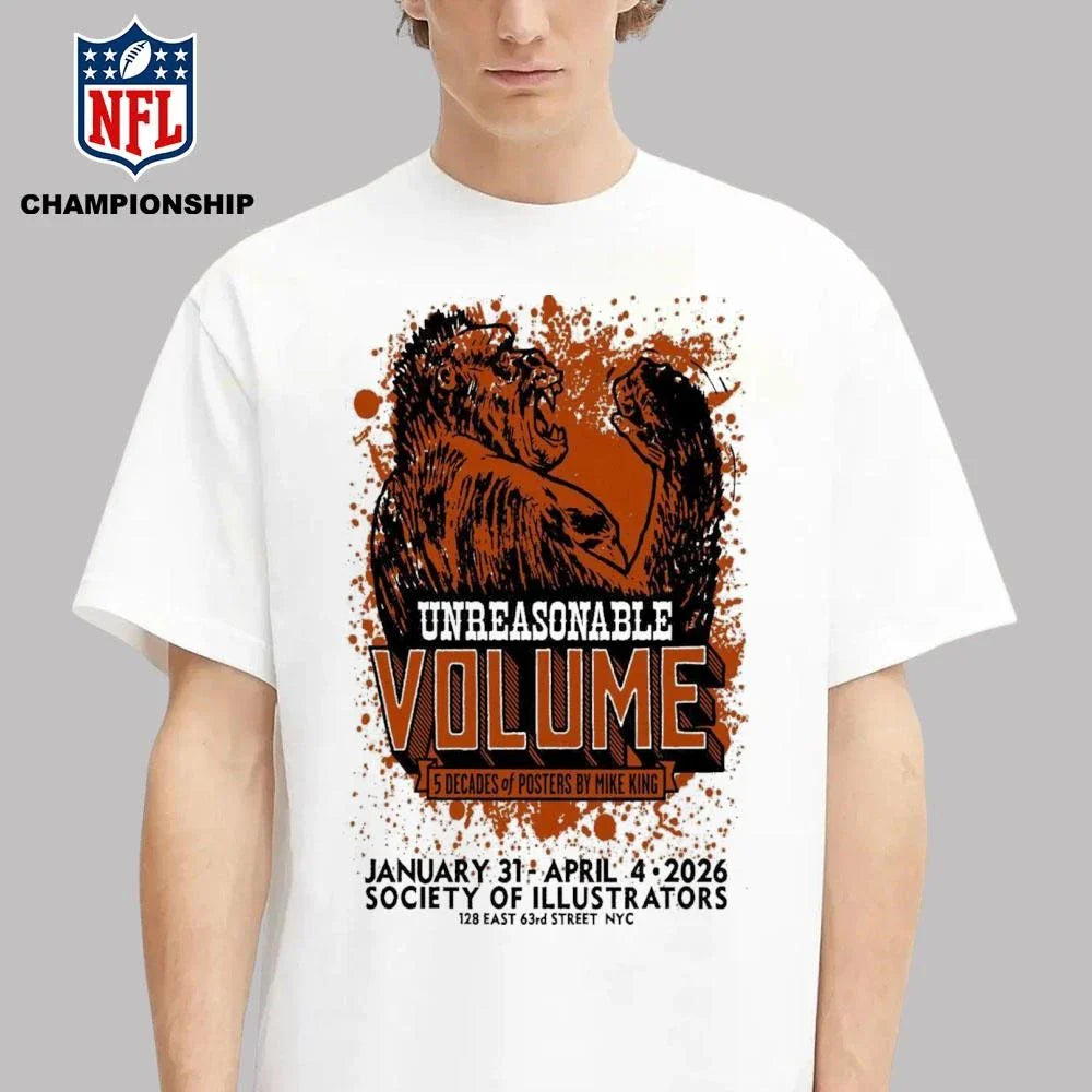 Unreasonable Volume Five Decades of Poster Shirt