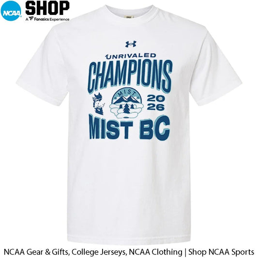 Unrivaled Basketball 2026 Mist Bc Champions T-Shirt