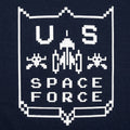 US Space Force Retro 8-Bit  Alien Invaders Graphic