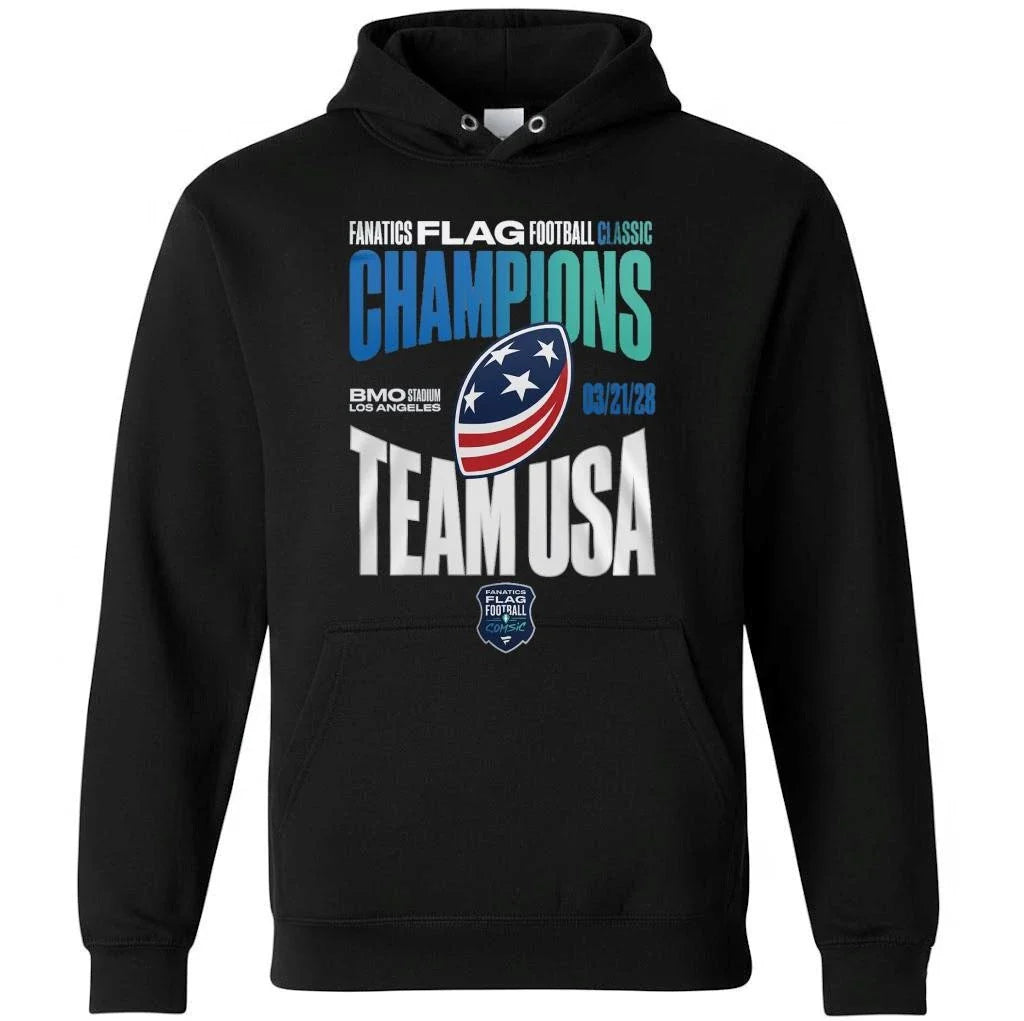 USA Football 2026 Fanatics Flag Football Classic Champions For Fan Shirt