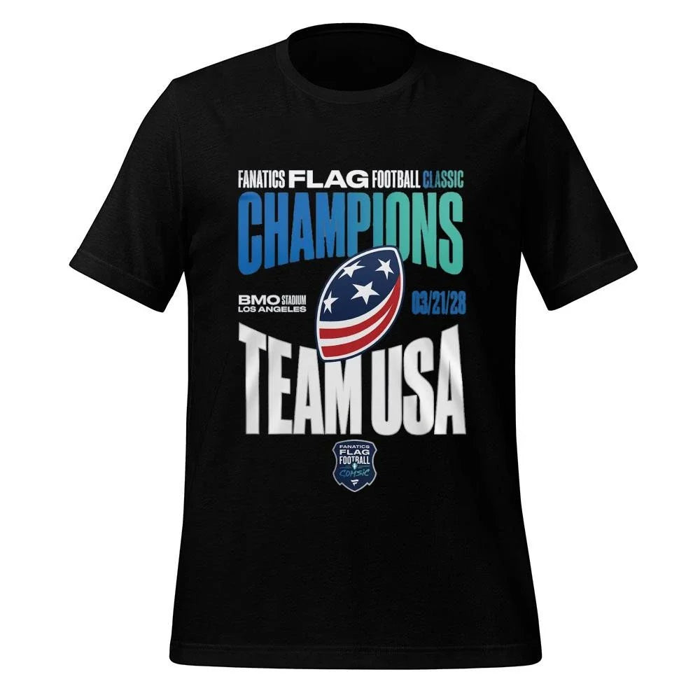 USA Football 2026 Fanatics Flag Football Classic Champions For Fan Shirt