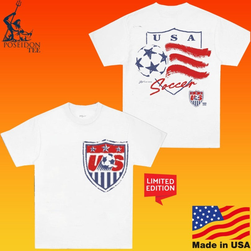 Usa Stars And Stripes Soccer T-shirt