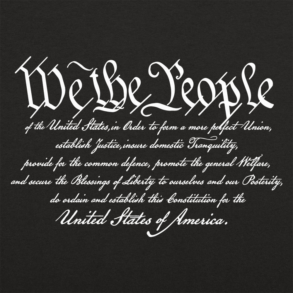 We the People US Constitution Preamble Graphic