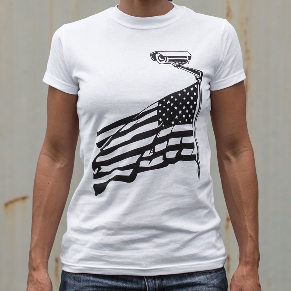 Salute The Camera American Flag Surveillance Camera