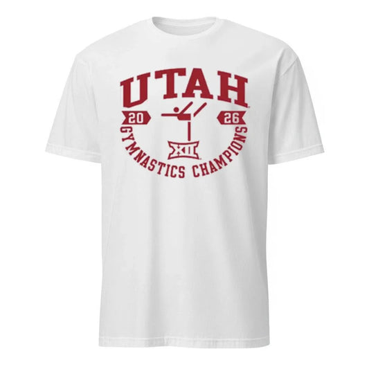 Utah Utes White Summit Sportswear Big 12 2026 Gymnastics Champions Shirt