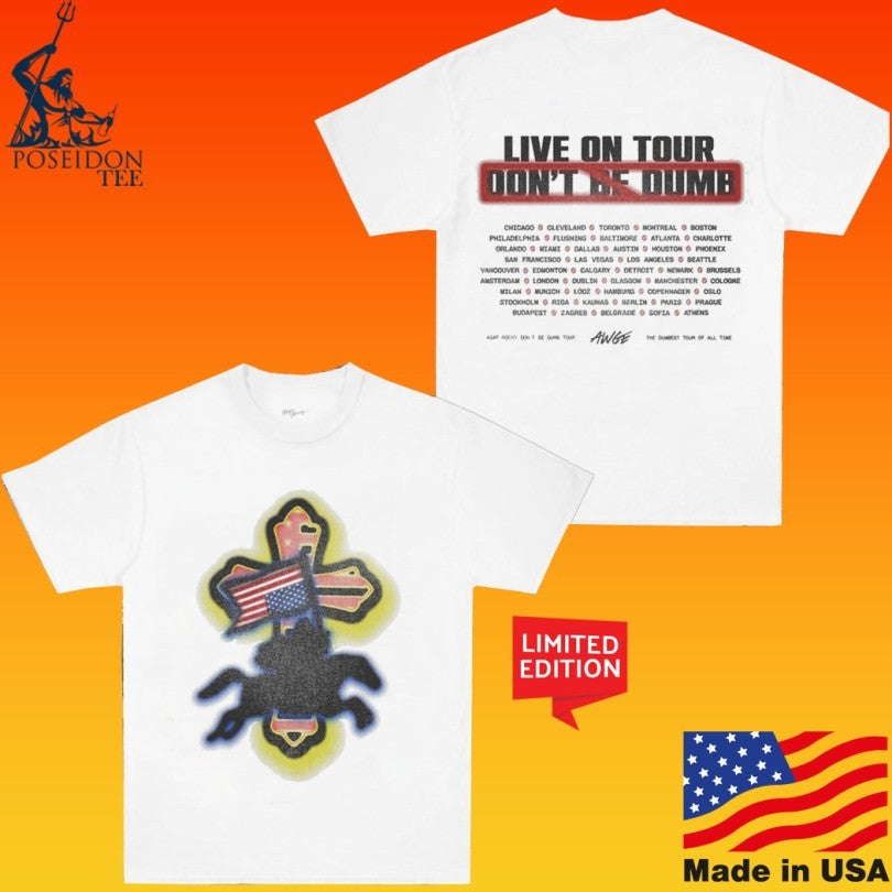 Awge Don’t Be Dumb Tour Airbrush T-shirt