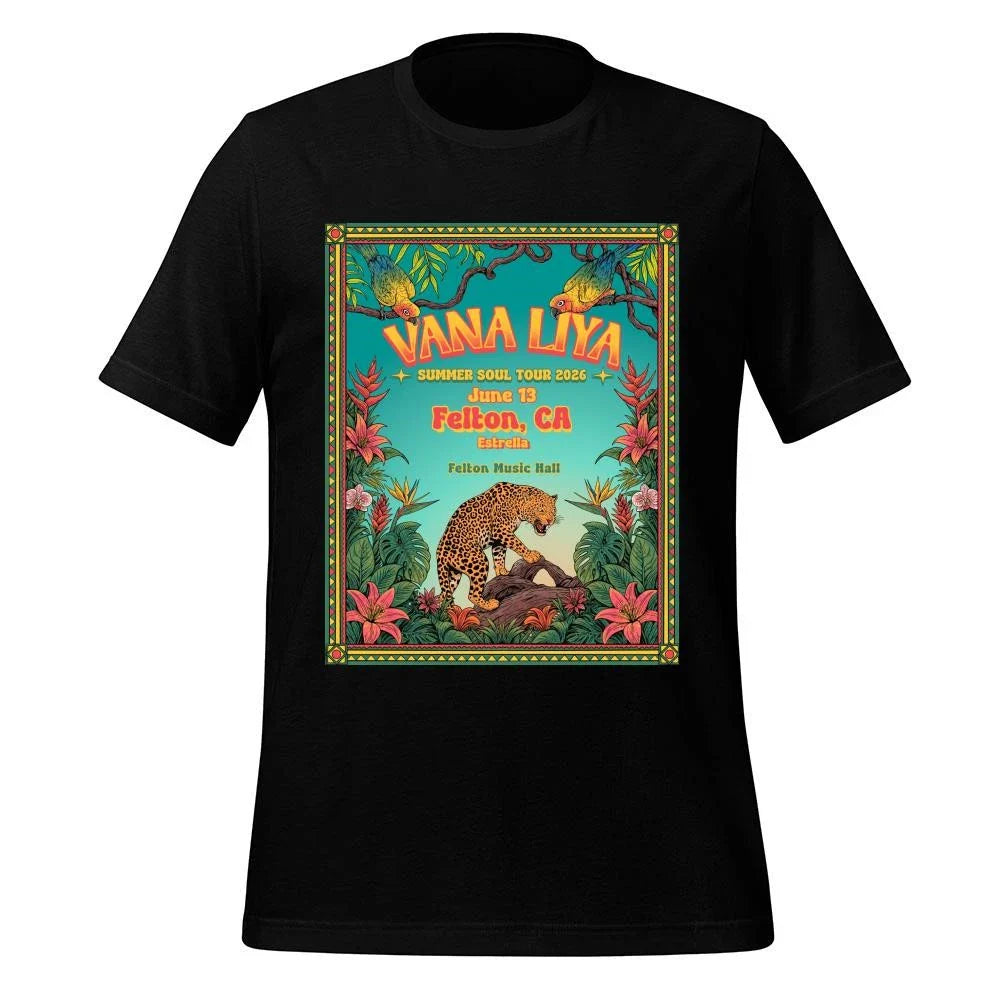 Vana Liya Summer Soul Tour 2026 Poster Shirt