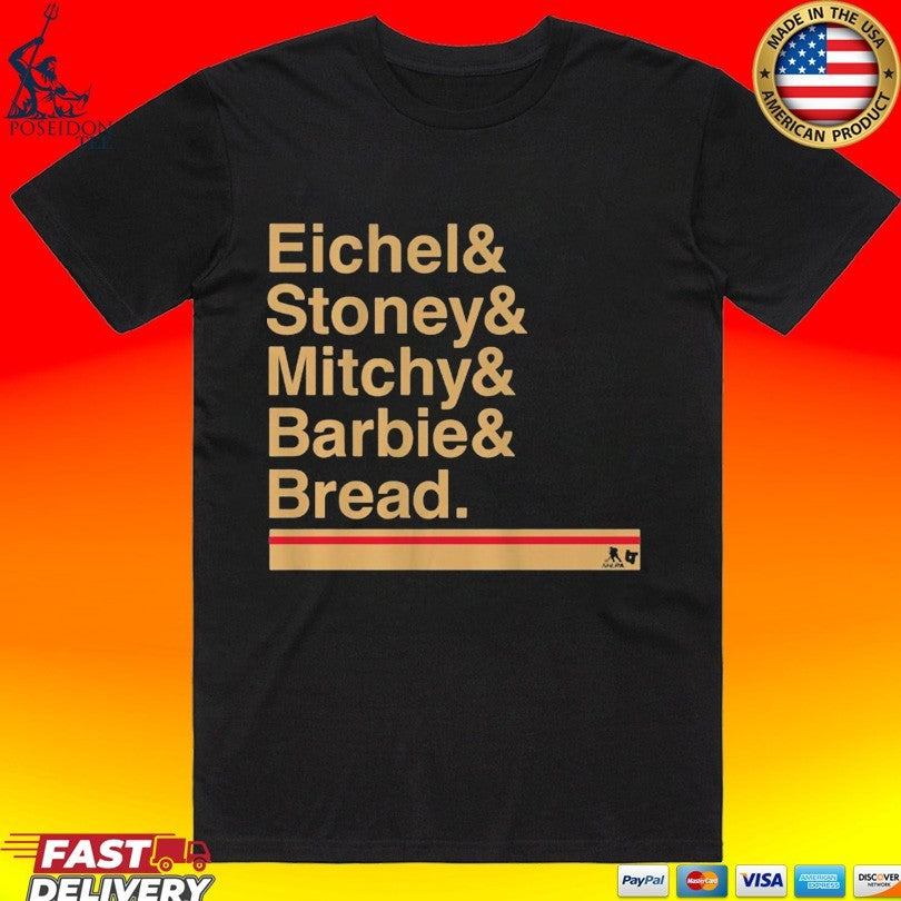 Vegas Hockey Ampersand Eichel & Stoney & Mitchy & Barbie & Bread T-shirt