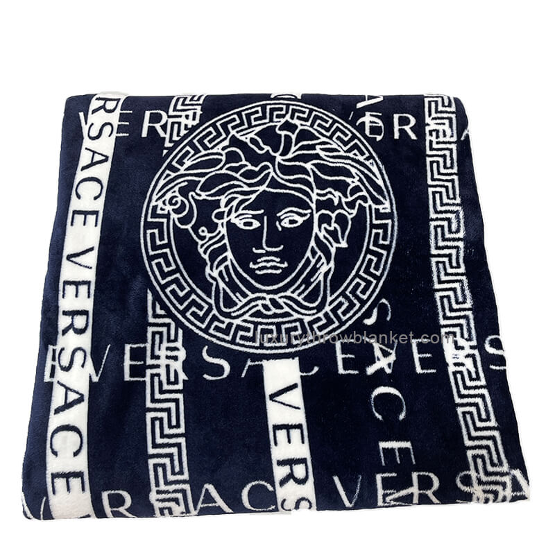 Designer blue throw blanket 480#