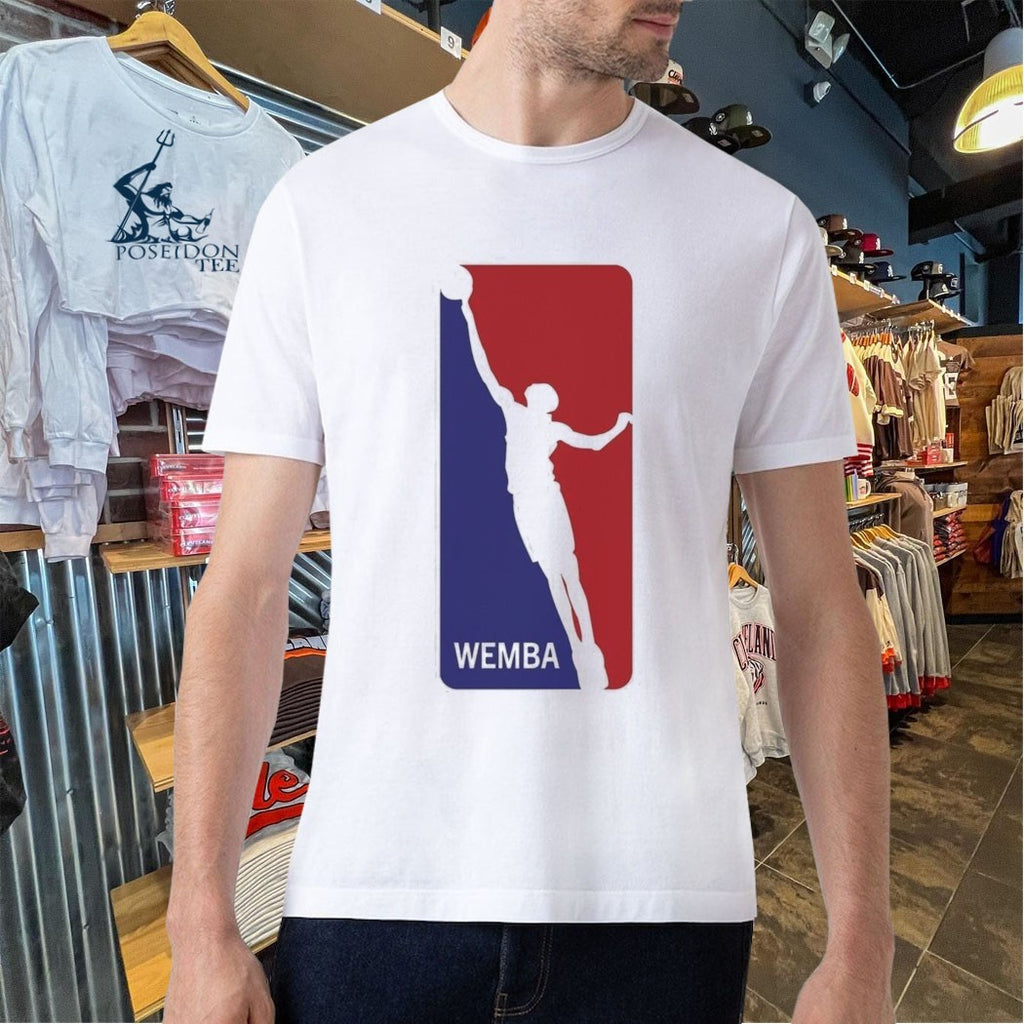 Victor Wembanyama Wemba Nba Logo Silhouette San Antonio Basketball T-shirt