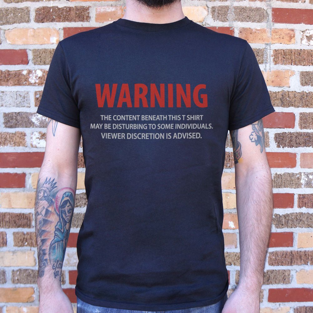 Viewer Discretion Advised Warning Label
