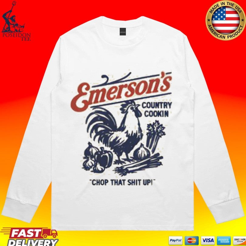 Vincent Neil Emerson Country Cookin Chop That Shit Up T-shirt
