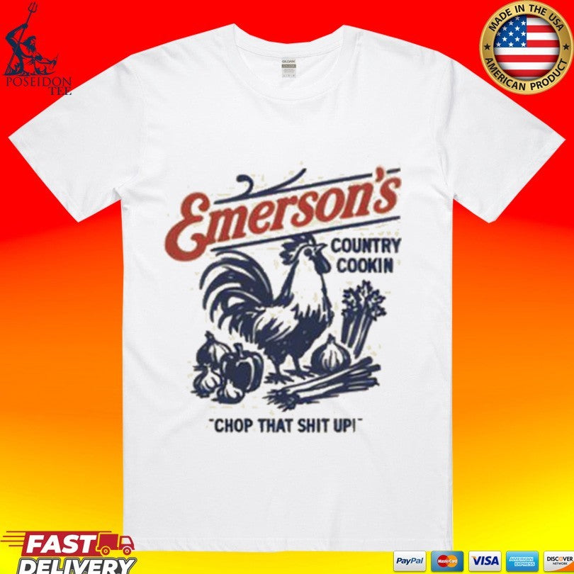 Vincent Neil Emerson Country Cookin Chop That Shit Up T-shirt
