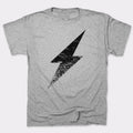 Vintage Lightning Bolt Distressed Retro Graphic