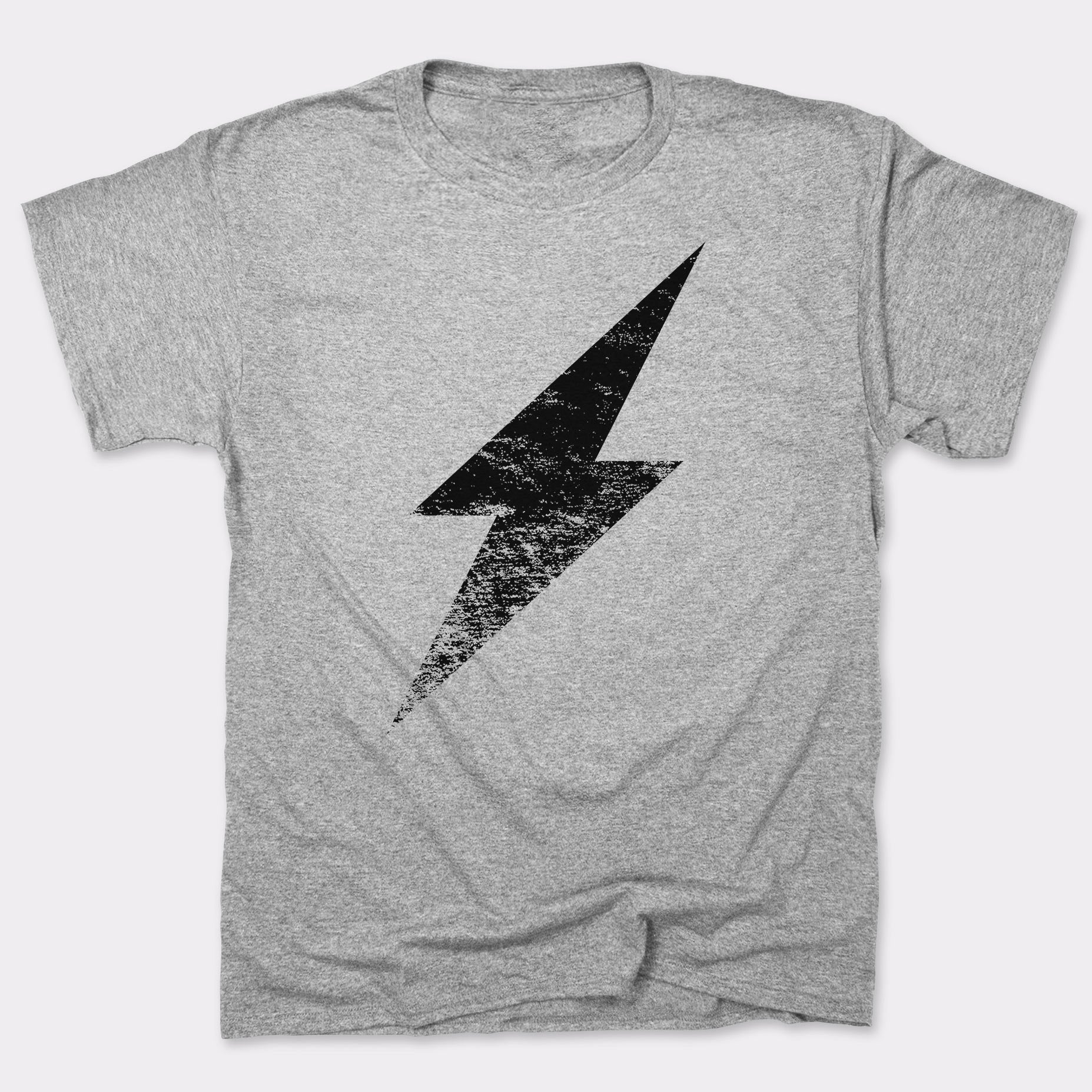 Vintage Lightning Bolt Distressed Retro Graphic