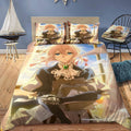 violet evergarden Bedding Set (Duvet Cover & Pillow Shams)