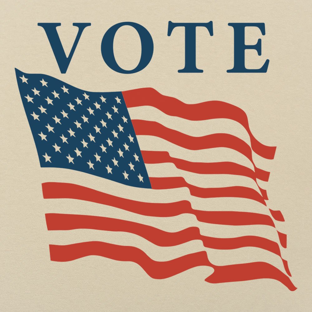 Vote with American Flag
