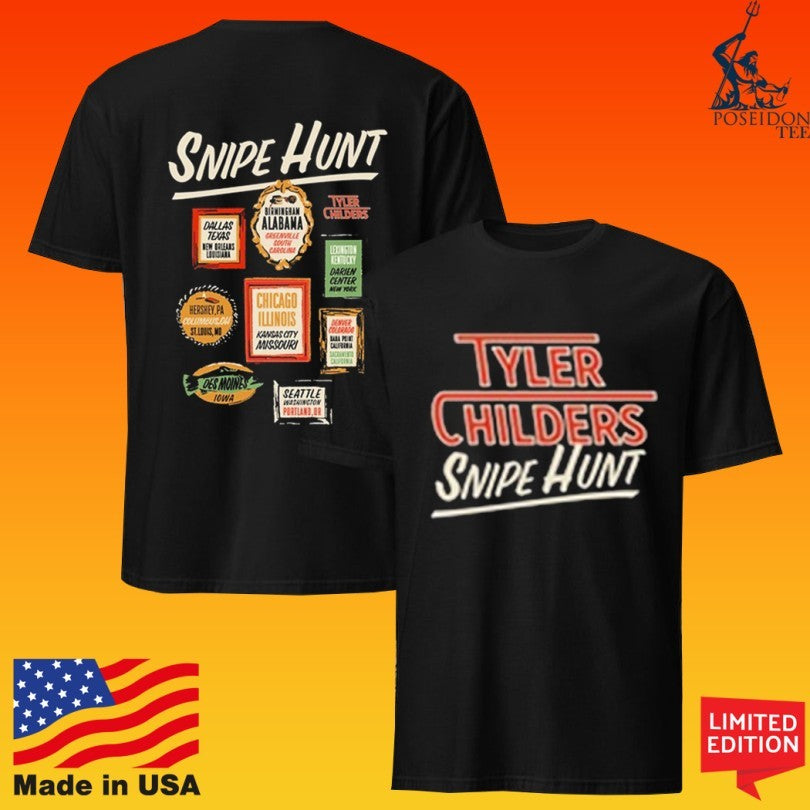 Tyler Childers Snipe Hunt Frames 2026 Tour T-shirt