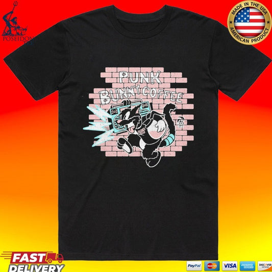 Warner Music Australia Punk Bunny Coffee T-shirt