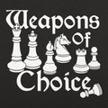 Weapons Of Choice Chess Pieces