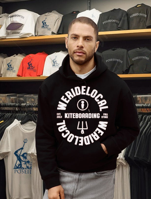 Weridelocal Kiteboarding Pale Apple T-shirt